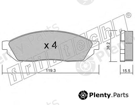  fri.tech. part 089.0 (0890) Brake Pad Set, disc brake