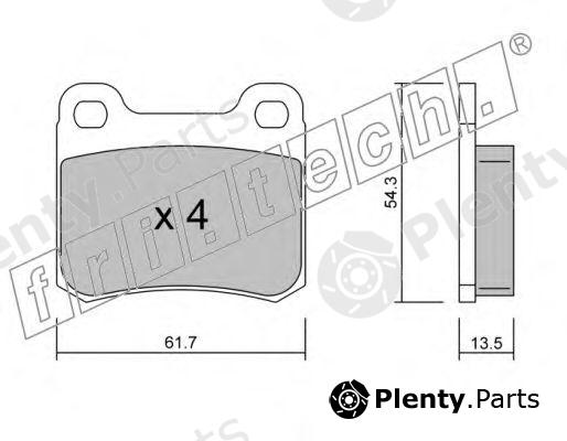  fri.tech. part 094.0 (0940) Brake Pad Set, disc brake