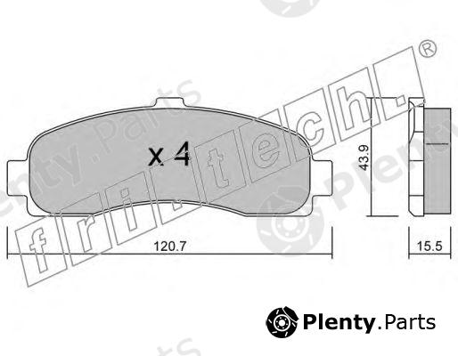  fri.tech. part 147.0 (1470) Brake Pad Set, disc brake
