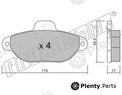  fri.tech. part 162.1 (1621) Brake Pad Set, disc brake