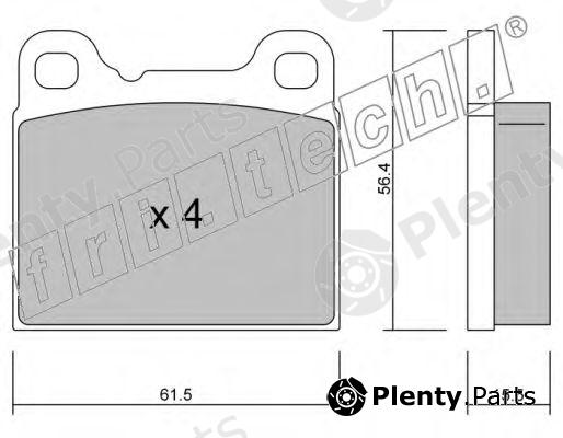  fri.tech. part 209.0 (2090) Brake Pad Set, disc brake