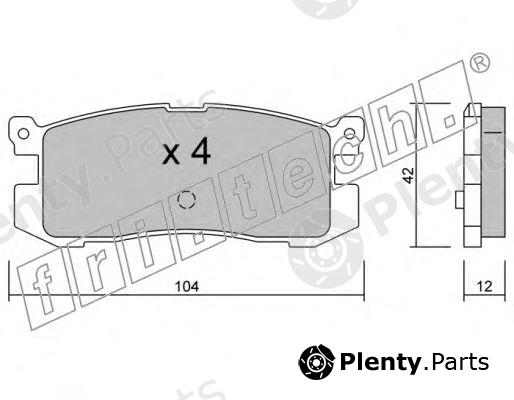  fri.tech. part 242.0 (2420) Brake Pad Set, disc brake