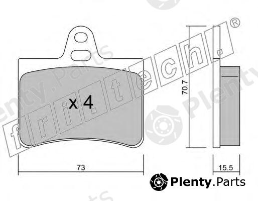  fri.tech. part 342.0 (3420) Brake Pad Set, disc brake