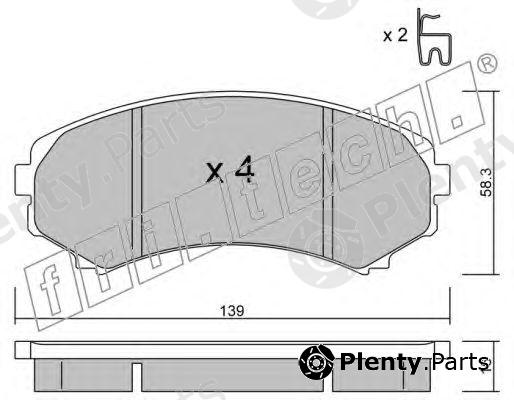 fri.tech. part 414.0 (4140) Brake Pad Set, disc brake