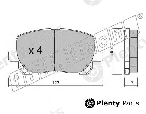 fri.tech. part 442.0 (4420) Brake Pad Set, disc brake