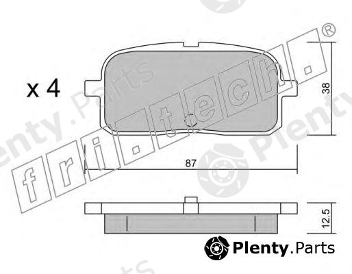  fri.tech. part 461.0 (4610) Brake Pad Set, disc brake