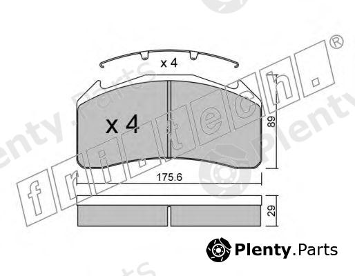  fri.tech. part 607.0 (6070) Brake Pad Set, disc brake