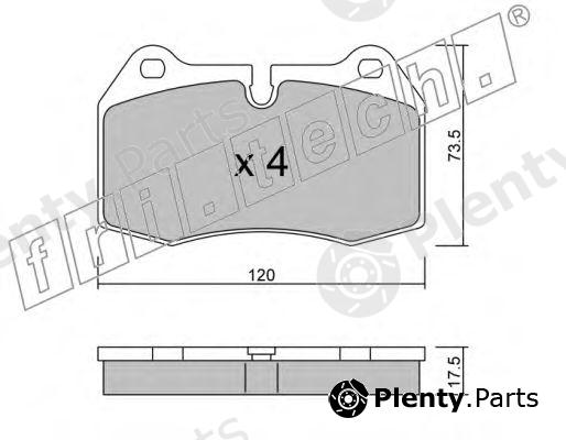  fri.tech. part 661.0 (6610) Brake Pad Set, disc brake