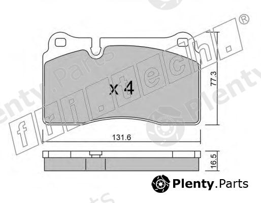 fri.tech. part 675.0 (6750) Brake Pad Set, disc brake