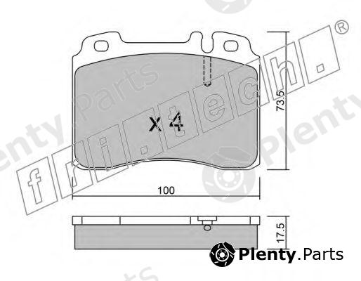  fri.tech. part 683.0 (6830) Brake Pad Set, disc brake