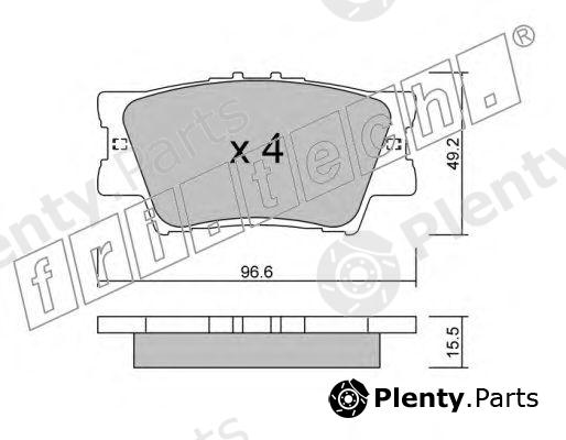  fri.tech. part 765.0 (7650) Brake Pad Set, disc brake