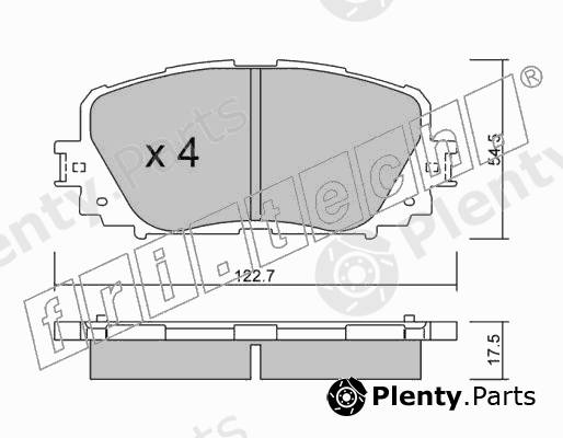  fri.tech. part 836.0 (8360) Brake Pad Set, disc brake