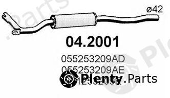  ASSO part 04.2001 (042001) Front Silencer