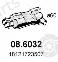  ASSO part 08.6032 (086032) Middle Silencer