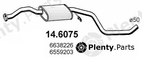  ASSO part 14.6075 (146075) Middle Silencer