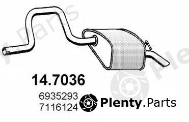  ASSO part 14.7036 (147036) End Silencer