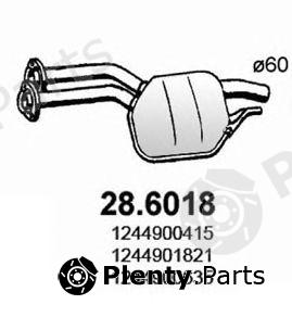  ASSO part 28.6018 (286018) Middle Silencer