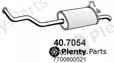  ASSO part 40.7054 (407054) End Silencer