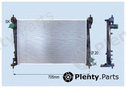  FRIGAIR part 0104.3129 (01043129) Radiator, engine cooling