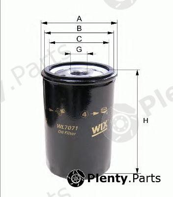  WIX FILTERS part WL7074 Oil Filter