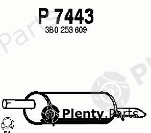  FENNO part P7443 End Silencer