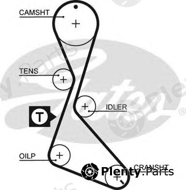  GATES part 5130XS Timing Belt