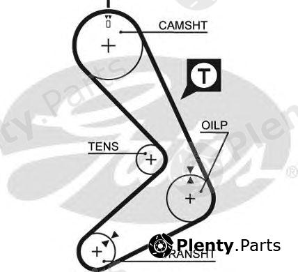  GATES part 5131 Timing Belt