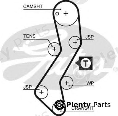  GATES part 5251XS Timing Belt
