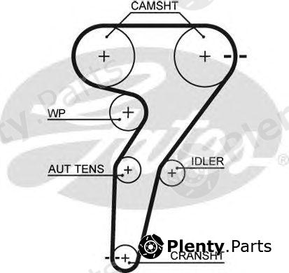  GATES part 5429XS Timing Belt