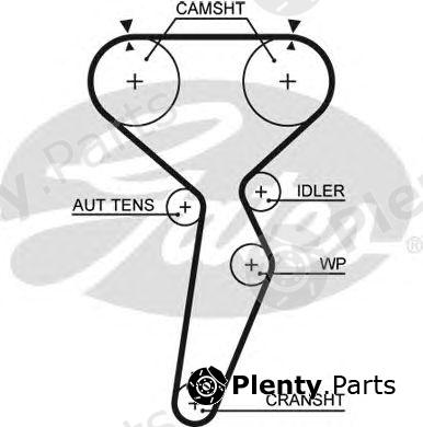  GATES part 5514XS Timing Belt