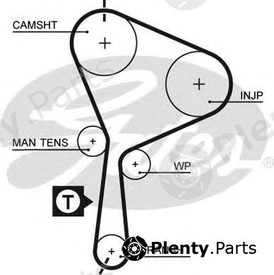  GATES part 5552XS Timing Belt