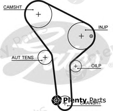  GATES part 5564XS Timing Belt