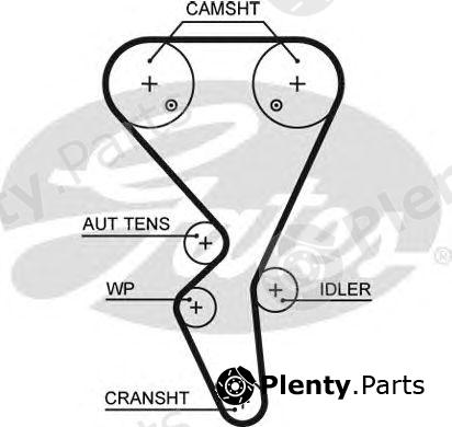  GATES part 5581XS Timing Belt