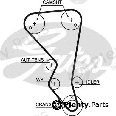  GATES part 5599XS Timing Belt