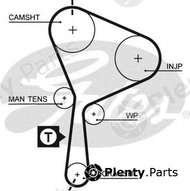  GATES part 5610XS Timing Belt