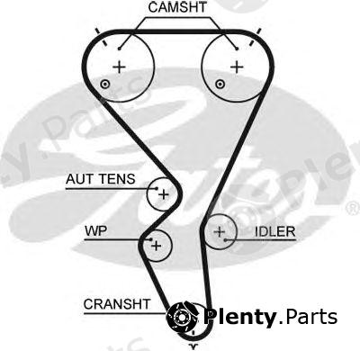  GATES part 5615XS Timing Belt