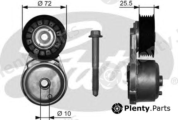  GATES part T38103 Tensioner Pulley, v-ribbed belt