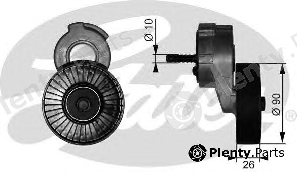  GATES part T38113 Tensioner Pulley, v-ribbed belt