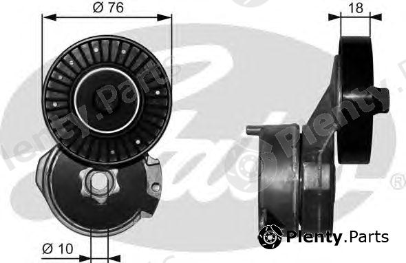  GATES part T39063 Tensioner Pulley, v-ribbed belt