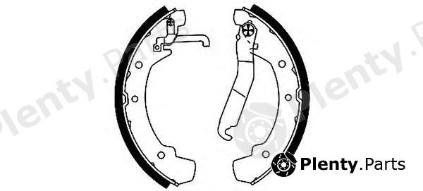  TEXTAR part 91038501 Brake Shoe Set
