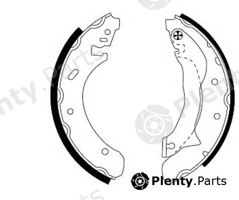  TEXTAR part 91046400 Brake Shoe Set
