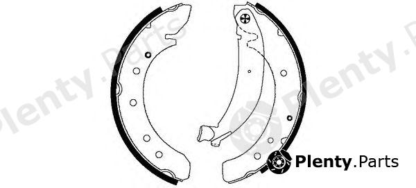  TEXTAR part 91049600 Brake Shoe Set