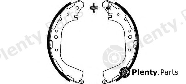  TEXTAR part 91056200 Brake Shoe Set