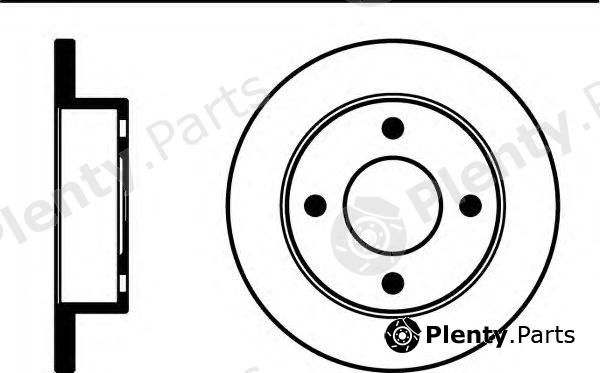  TEXTAR part 92059200 Brake Disc