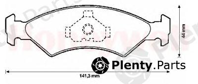  JURID part 571412J Brake Pad Set, disc brake