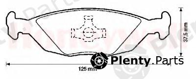  JURID part 571428D Brake Pad Set, disc brake
