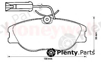 JURID part 571472J Brake Pad Set, disc brake