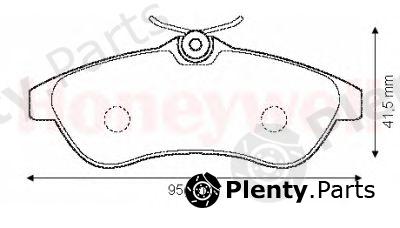  JURID part 573084J Brake Pad Set, disc brake