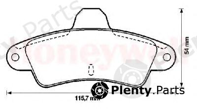  JURID part 571754J Brake Pad Set, disc brake