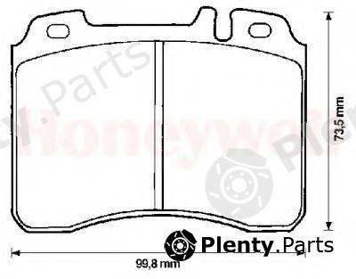  JURID part 571879J Brake Pad Set, disc brake